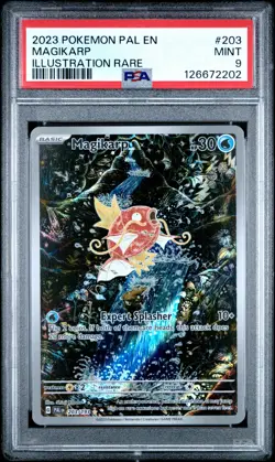 2023 Pokemon Magikarp Illustration Rare #203 MINT Paldea Evolved PSA 9 - Image 1