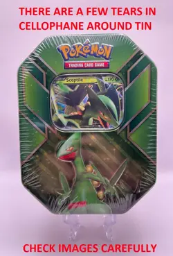 (402901) Pokemon 2015 Sceptile EX Hoenn Power Collectors Tin - Factory Sealed - Image 2