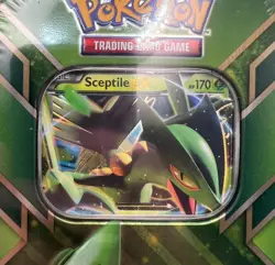 (402901) Pokemon 2015 Sceptile EX Hoenn Power Collectors Tin - Factory Sealed - Image 3