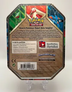 (402901) Pokemon 2015 Sceptile EX Hoenn Power Collectors Tin - Factory Sealed - Image 5