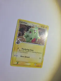 2006 Pokemon TCG Dragon Frontiers Larvitar δ 52/101 Reverse Holo Foil Stamped LP - Image 5