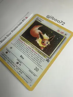 Pokemon - Eevee Black Star Promo 11 Holo - Rare - 1999-2000 WoTC - Image 2