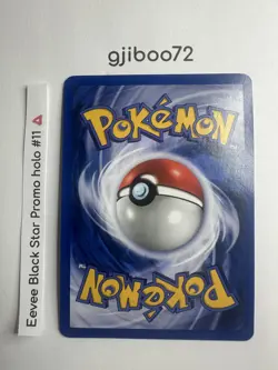 Pokemon - Eevee Black Star Promo 11 Holo - Rare - 1999-2000 WoTC - Image 4