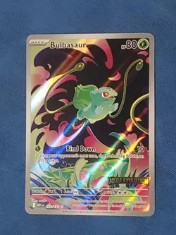 Bulbasaur 133/132 - Illustration Rare Holo Mega Evolution Promo - Pokemon TCG NM - Image 1