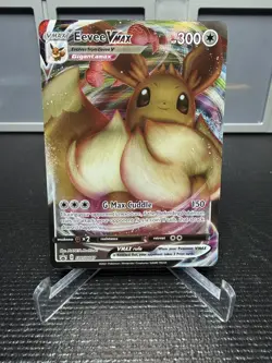 Eevee VMAX SWSH087 Promo SWSH Black Star Pokemon NM - Image 1