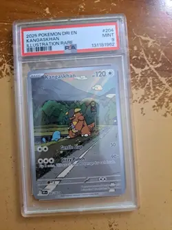 Pokemon TCG Kangaskhan 204/182 Illustration Rare Destined Rivals Psa 9 - Image 1