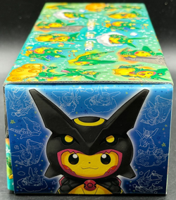 Japanese Pokemon Center Promo Box Rayquaza Poncho Pikachu W/ Sleeves Authentic - Image 4