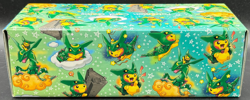 Japanese Pokemon Center Promo Box Rayquaza Poncho Pikachu W/ Sleeves Authentic - Image 5