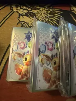 Pokemon Prismatic Evolutions ETB Deck Sleeves Lot 7 Packs Of Sleeves - Image 3