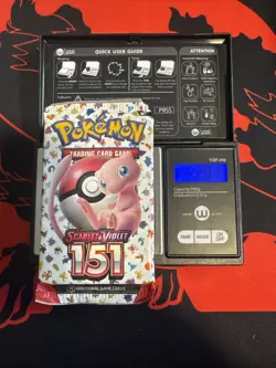 22.01g Heavy - Pokemon TCG S&V - 151 Booster Pack! Semi GOD U - Image 1