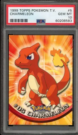 Pokemon Topps Charmeleon #05 PSA 10 Gem Mint - Image 1