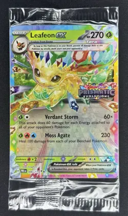 Leafeon ex #006/131 Stamped Prismatic Evolutions Promo Sealed Pokemon 2025 - Image 1