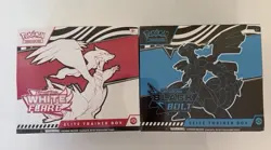 Pokemon Black Bolt and White Flare Elite Trainer Box ETB Set of 2 Factory Sealed - Image 1