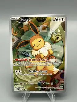 Pokemon TCG Eevee #173 Prismatic Evolutions ETB Black Star Holo - Image 1