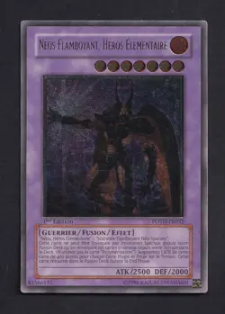 Yu-Gi-Oh! Neos Flamboyant, Heros Elementaire POTD-FR032 Ultimate Rare 1st Ed. - Image 1