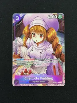 One Piece TCG Charlotte Pudding Alt Art OP08-067 Two Legends English NM - Image 1
