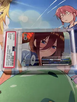 2022 Weiss Schwarz Quintessential Quintuplets 2 PSA 10 WHAT SHE LOVES OFR MIKU - Image 1