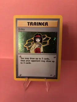 Pokemon TCG Erika Holo Trainer Card Gym Heroes 16/132 Mint! - Image 1