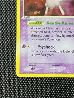 Mew 4/17 Pop Series 4 Pokemon Holo Card Organized Play - Image 5