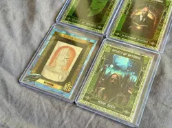 Rare 4 Card Bitcoin Trading Cards BTCTC Lot TCG HEWP SOS /121 Back - Image 2