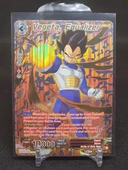 Vegeta, Equalizer BT24-014 UC Rare Gold Foil Alt Art Dragon Ball Super CCG Card - Image 1