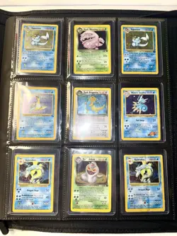 Vintage Pokemon Card Collection - No Binder Lot 2 Pages - US (Lot #7) - Image 1