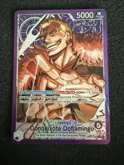 ONE PIECE CARD GAME TCG Donquixote Doflamingo Leader Alt Art OP14-060 English - Image 1