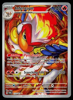 Pokemon Card - Infernape Twilight Masquerade 173/167 Holo Illustration Rare - Image 1