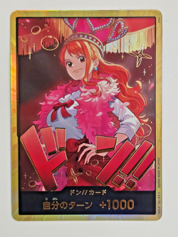 DON!! Nami Gold Frame *NM* Heroines Edition EB03 ONE PIECE Card Game - Image 1