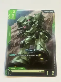 Zaku II 2 ST03-008 C+ - Starter Deck 03: Zeon's Rush ST Gundam TCG Card Game NM - Image 1