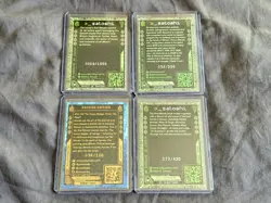 Rare 4 Card Bitcoin Trading Cards BTCTC Lot TCG HEWP SOS /256 - Image 4