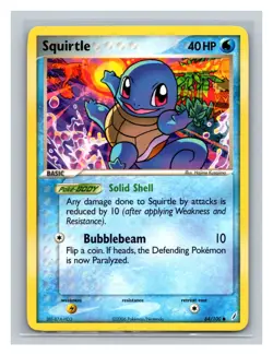 Squirtle #63/100 Crystal Guardians Pokemon Card TCG 2006 - Image 1