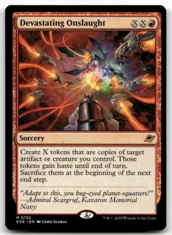 Devastating Onslaught 132 MTG Edge of Eternities M NM - Image 1