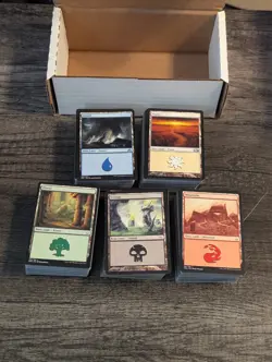 Magic The Gathering 550 Cand Basic Land Bundle - Image 1
