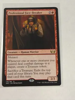 Professional Face-Breaker - Streets of New Capenna 116 - Magic The Gathering - Image 1