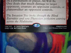 All Will Be One - Phyrexia: All Will Be One: #118, Magic: The Gathering Nm - Image 5