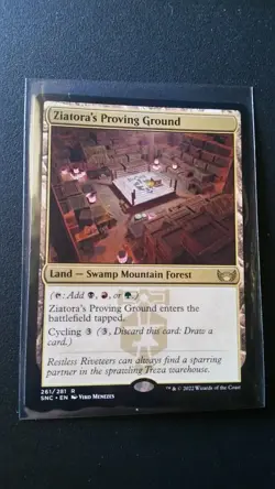 MTG STREETS OF NEW CAPENNA ZIATORA'S PROVING GROUND RARE - Image 1