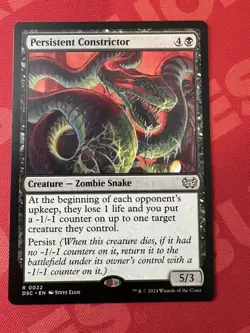 Persistent Constrictor 0022 DSK MTG Duskmourn House of Horror Commander 22 022 - Image 1