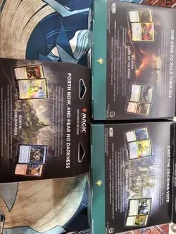 MTG Lord of the Rings Tales of Middle-Earth Commander Deck Set of 3 - Image 2