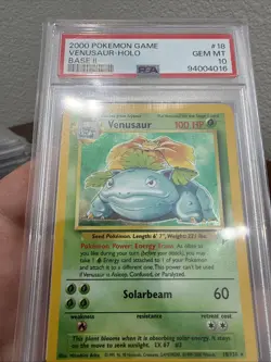 Pokemon 2000 Base Set 2 II Venusaur PSA 10 Gem Mint - Image 4