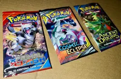 Pokemon 3 Pack Lot! Cosmic Eclipse, Ancient Origins, Primal clash - Image 4