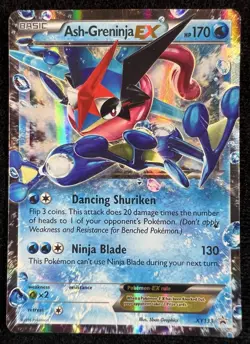 Ash-Greninja EX XY133 Promo Holo XY Promos Pokemon Card - MP - Image 1