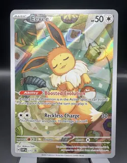 Eevee 173 Black Star Promo Pokemon Prismatic Evolutions Near Mint - Image 1