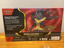 Pokemon TCG Mega Lucario ex Premium Figure Collection Box Factory Sealed In Hand - Image 2