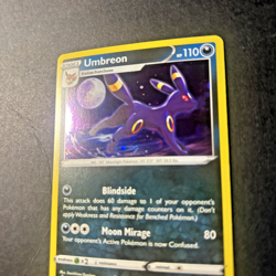 Pokemon TCG Umbreon SWSH129 Black Star Promo Card Cosmos Holo HD Swirl/Fartswirl - Image 2