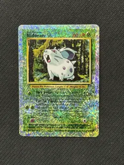 Nidoran F 82/110 Legendary Collection Reverse Holo Pokemon Card - Image 1