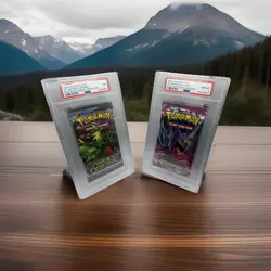 Pokemon Phantom Forces+Ancient Origins Booster Pack Mega Gengar Tyranitar - PSA - Image 1