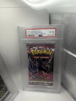 Pokemon Phantom Forces+Ancient Origins Booster Pack Mega Gengar Tyranitar - PSA - Image 3