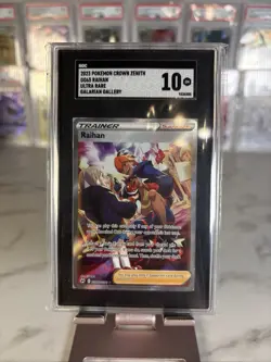 Pokemon TCG Raihan GG65/GG70 Crown Zenith Galarian Gallery Trainer Rare SGC 10 - Image 1