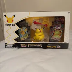 Pokemon TCG Celebrations Pikachu VMAX Premium Figure Collection Box - Sealed - Image 1